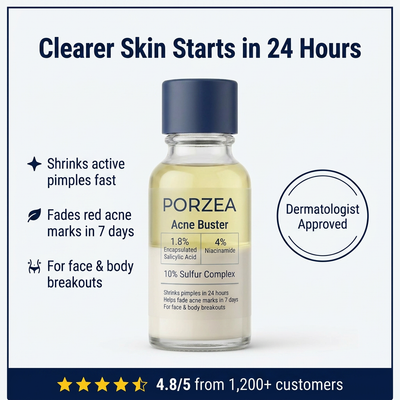 Porzea Pimple Treatment & Body Acne Treatment